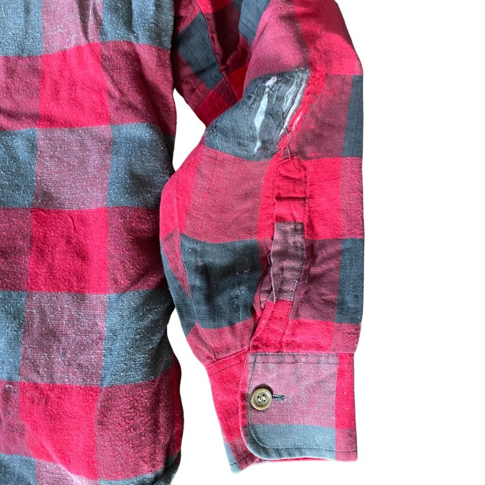 Distressed Flannel Jacket - Picture 3 of 3